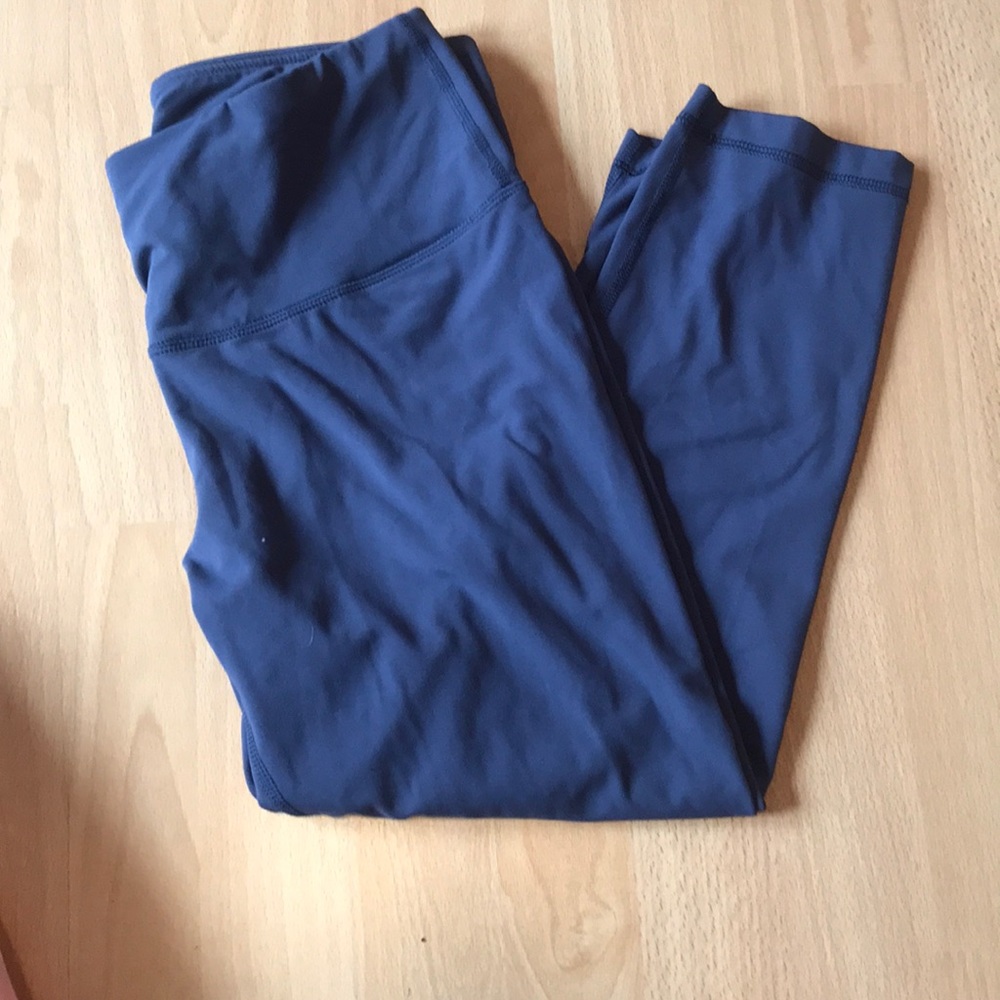 YOGALICIOUS  grey workout legging! large